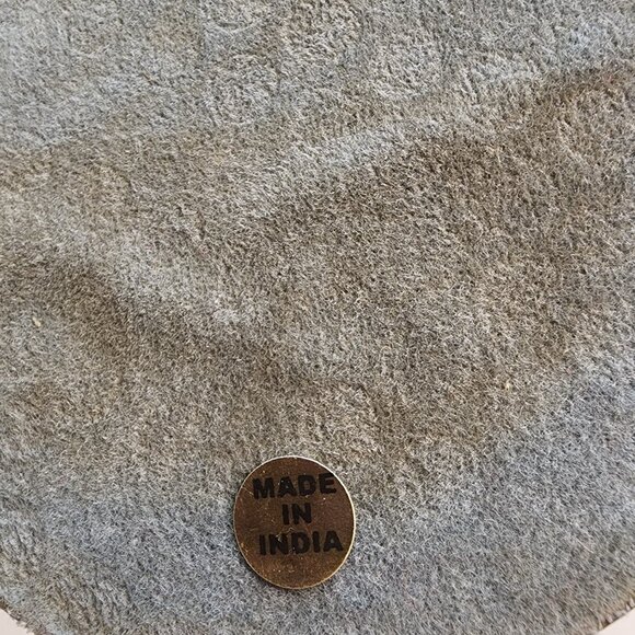 Bronze 9 inch Palm Tree Taper Candle Stick All Metal - Picture 3 of 3